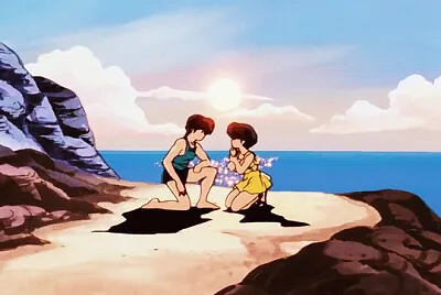 akane y ranma en una atardecer ranma 1/2