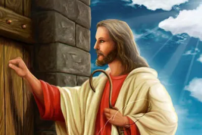Jesus bate a porta