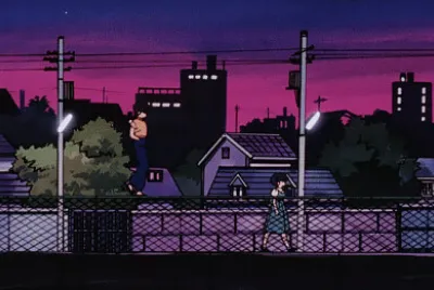 ranma sigue a akane hasta la casa ranma 1/2