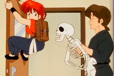 el doctor tofu asusta a ranma mujer ranma 1/2