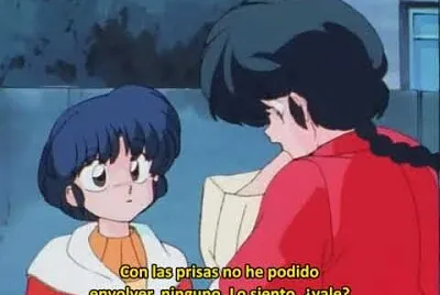 ranma le entrega a akane lo que querÃ­a de navidad