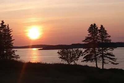 Sunset over Cobscook Bay