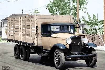 1930 Ford Model AA 6 Wheel Stake truck jigsaw puzzle