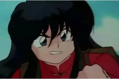 ranma con el cabello suelto ranma 1/2