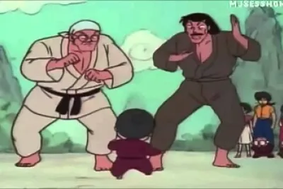 german y soun planean atacar a happosai ranma 1/2