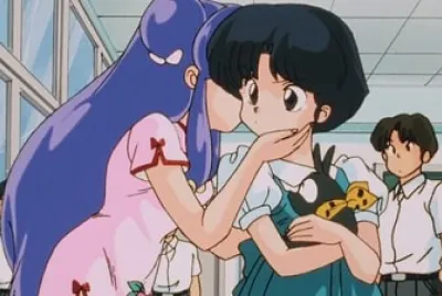 shamppo le da el beso a akane ranma 1/2