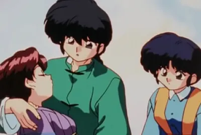 ranma carga a su mama ranma 1/2