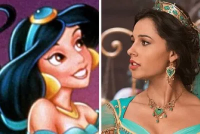 Jazmi­n live action-animacion