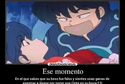 akane engaÃ±a a ranma con un beso ranma 1/2
