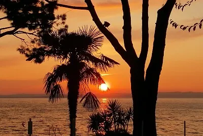 Tramonto sul lago di Garda