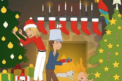 How many are there? Christmas Scene