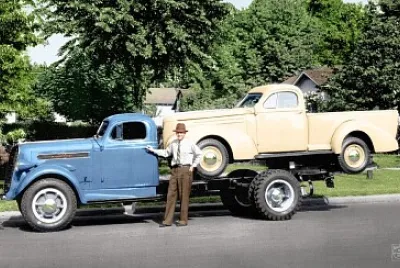 1937 Studebaker J series trucks