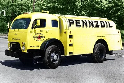 1948 White 3000 series truck - Pennzoil
