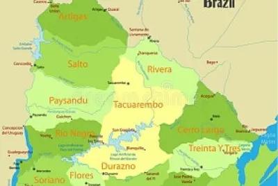 Mapa del Uruguay