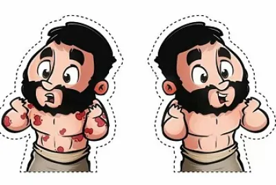 historia de Naaman jigsaw puzzle