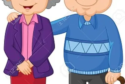 abuelitos felices