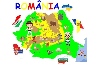 פאזל של Harta Romaniei