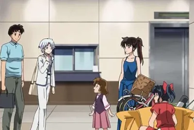 towa y sota regresan a su casa hanyo no yashahime