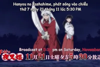 inuyasha defiende a kagome y a su hija moroha hanyo no yashahime