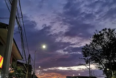 UN LINDO ATARDECER