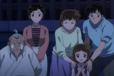 la familia hirugashi se despide hanyo no yashahime