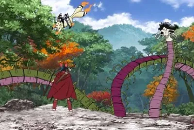 un demonio persigue a setsuna hanyo no yashahime