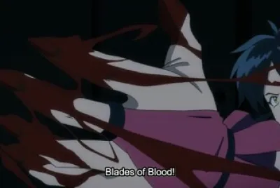 moroha usa cuchillas de sangre hanyo no yashahime
