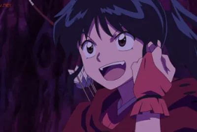 moroha dice usar la garra de la suerte hanyo no yashahime