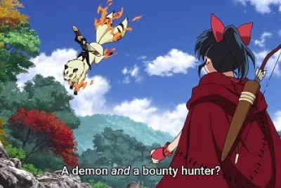 hisui y kirara encuentra a moroha hanyo no yashahime