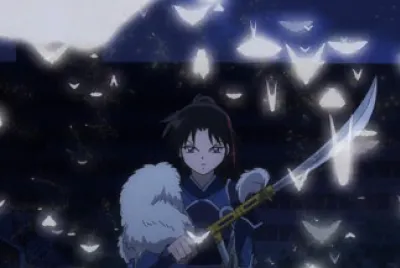setsuna usa el somnifero de las polillas hanyo no yashahime