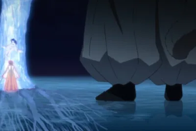 sesshomaru dejo a rin en manos de kikyo hanyo no yashahime