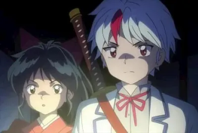 towa y setsuna ayudan a moroha a buscar a tokotsu hanyo no yashahime
