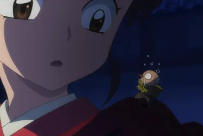 myoga le dice algo a moroha hanyo no yashahime