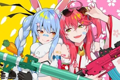 Peko and Miko jigsaw puzzle