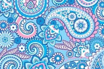 Blue Paisley