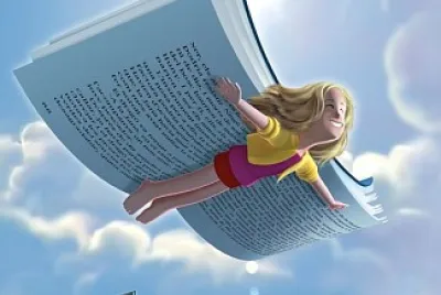 NiÃ±a volando