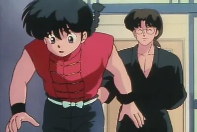el doctor tofu empuja a ranma ranma 1/2