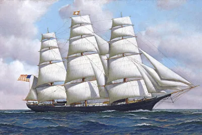 The American clipper ship