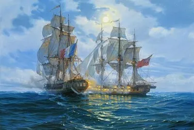 ships at night