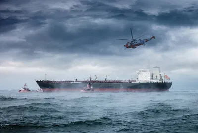Ship in Storm 5