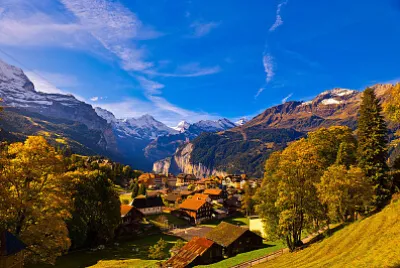 פאזל של Wengen-Suiza