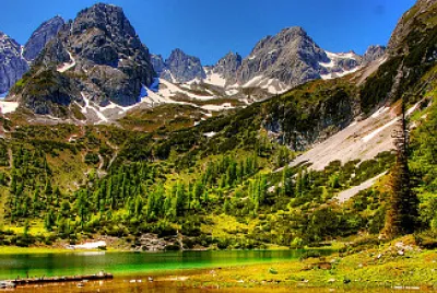 פאזל של Lago Seebergsee-Suiza