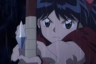 moroha piensa lanzar una flecha hanyo no yashahime jigsaw puzzle