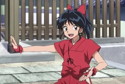 moroha haciendo artes marciales hanyo no yashahime jigsaw puzzle