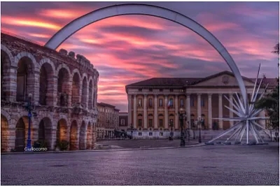 alba sotto la stella , Verona jigsaw puzzle