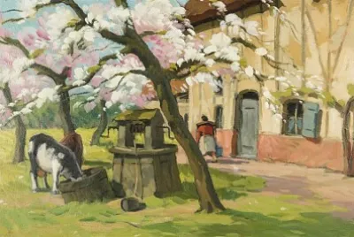 Eschbach maisonnette au printemps