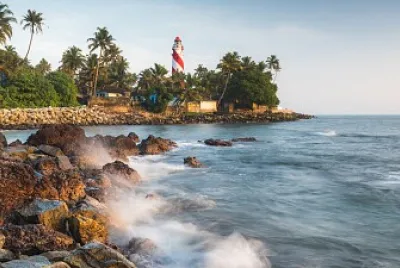 Farol em Tangasseri - India