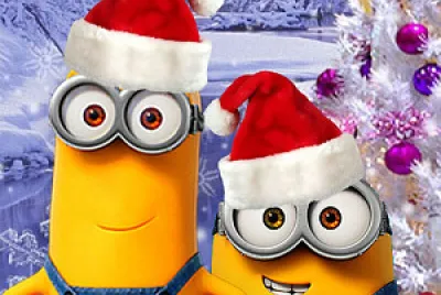 פאזל של Minios Navidad