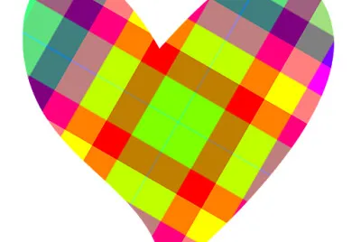 Plaid Heart