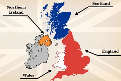 What are the countries that make up the UK?
